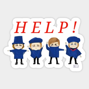 Help me if you can! Sticker